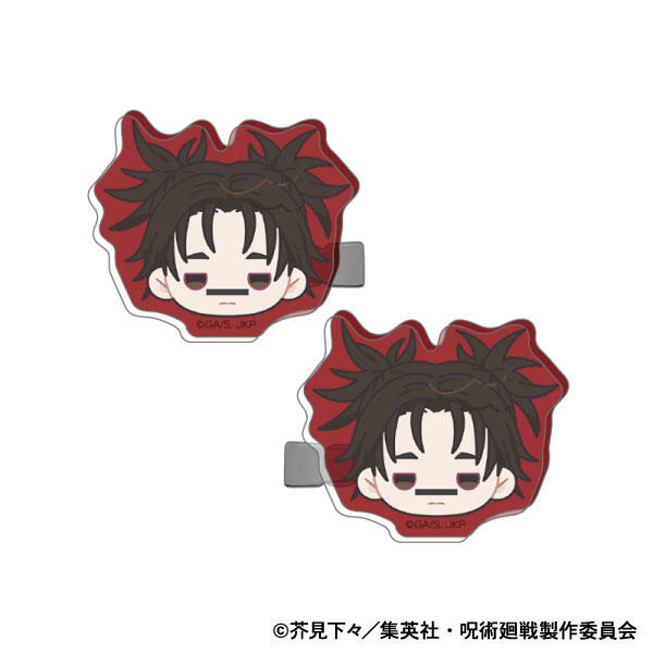 ☆卡卡夫☆全新現貨 Movic 咒術迴戰 Q版大頭髮夾2入套組 瀏海夾 分售