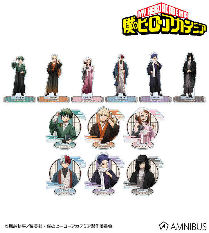☆卡卡夫☆25年8月預購(取付免訂金) amnibus 我的英雄學院 × 淺草花屋敷 壓克力立牌集 中盒 0514
