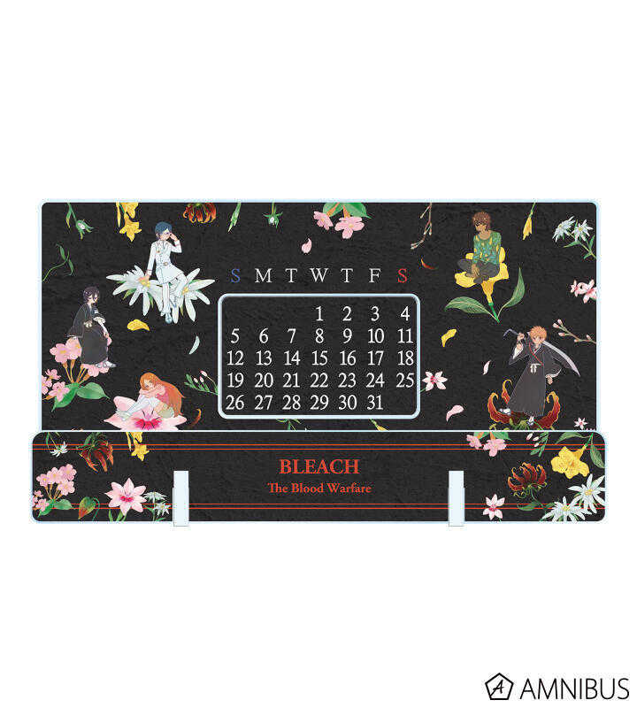 ☆卡卡夫☆25年8月預購(取付免訂金) amnibus 死神 千年血戰篇 植物主題 壓克力桌曆 萬年曆 A款 0603