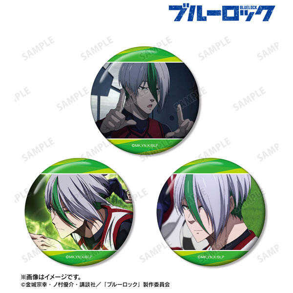 ☆卡卡夫☆全新現貨 amnibus 藍色監獄 場面寫真 角色徽章3入套組 分售