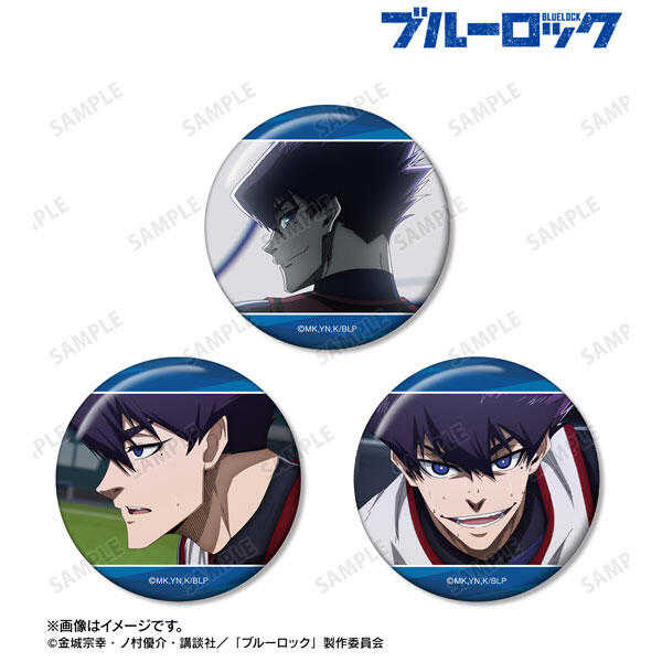 ☆卡卡夫☆全新現貨 amnibus 藍色監獄 場面寫真 角色徽章3入套組 分售