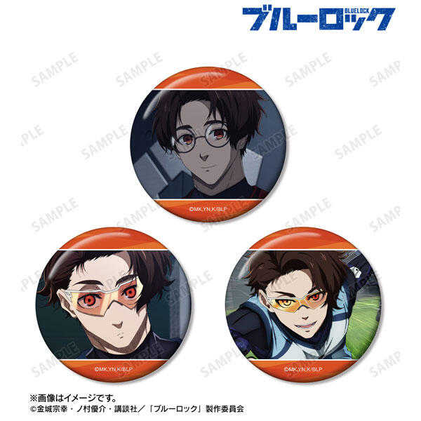 ☆卡卡夫☆全新現貨 amnibus 藍色監獄 場面寫真 角色徽章3入套組 分售