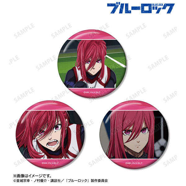 ☆卡卡夫☆全新現貨 amnibus 藍色監獄 場面寫真 角色徽章3入套組 分售