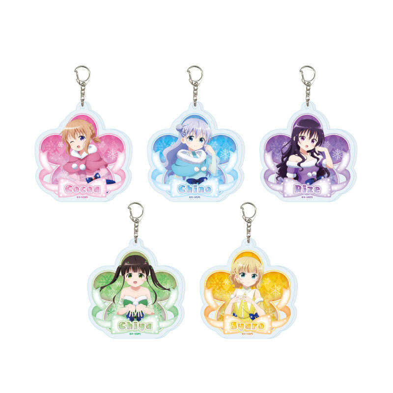 ☆卡卡夫☆25年7月預購(取付免訂金)A3 請問您今天要來點兔子嗎? 雪精靈Ver 壓克力鑰匙圈集 中盒 03 0519