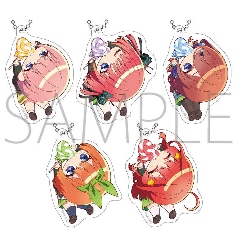 ☆卡卡夫☆25年7月預購(取付免訂金) Movic 五等分的新娘 咬住食物 壓克力鑰匙圈吊飾集 中盒 0521