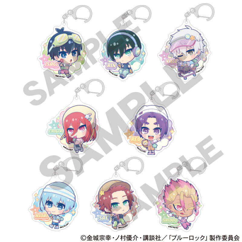 ☆卡卡夫☆25年7月預購(取付免訂金) Crux 藍色監獄 粉彩夢幻運動穿搭 Q版壓克力鑰匙圈集 中盒 0530