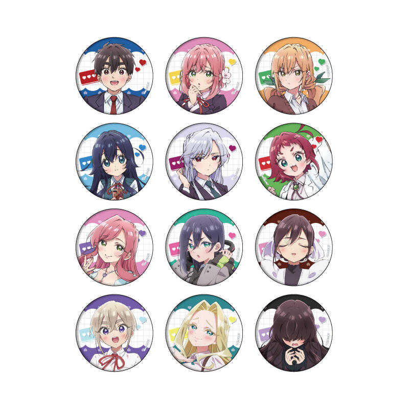 ☆卡卡夫☆26年7月預購(取付免訂金) A3 超超超超超喜歡你的100個女朋友 胸章 徽章集 08 中盒 0526