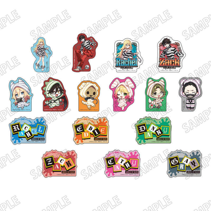 ☆卡卡夫☆25年8月預購(取付免訂金) Medicos 殺戮的天使 角色貼紙收藏集 中盒 0526