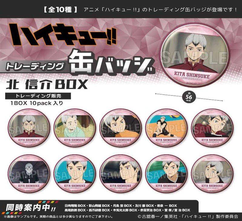 ☆卡卡夫☆25年7月預購(取付免訂金) PROOF 排球少年!! 北信介 個人池徽章集 中盒 0610