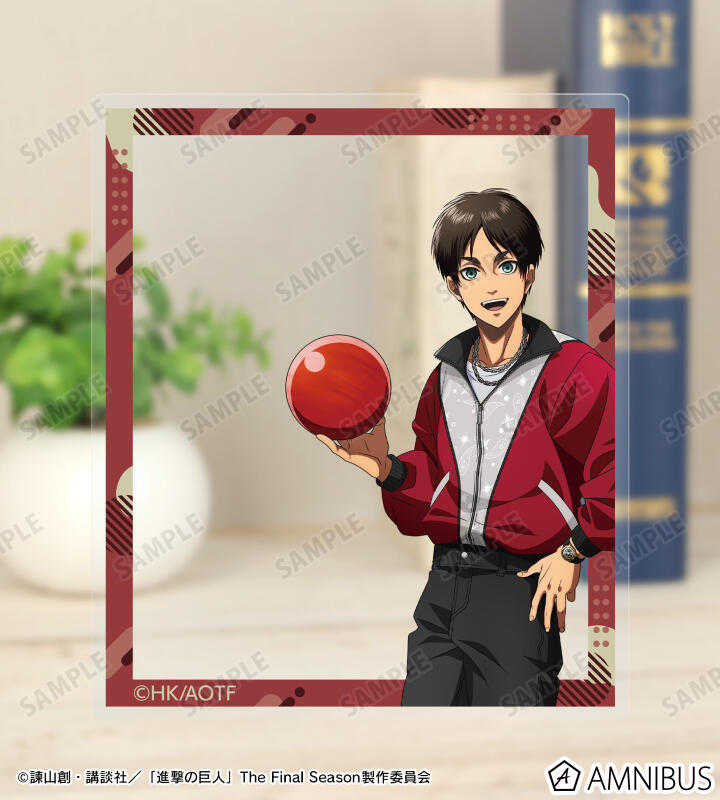 ☆卡卡夫☆25年9月預購(取付免訂金) amnibus 進擊的巨人 復古時尚 壓克力卡片收藏集 中盒 0617