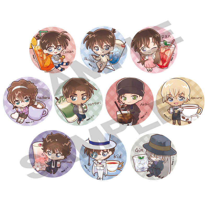 ☆卡卡夫☆25年7月預購(取付免訂金) Crux 名偵探柯南 角色與飲料 Q版胸章 徽章集 中盒 再版 0609