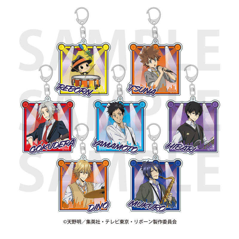 ☆卡卡夫☆25年8月預購(取付免訂金) EDITH 家庭教師 REBORN! 樂團 壓克力鑰匙圈集 中盒 0616