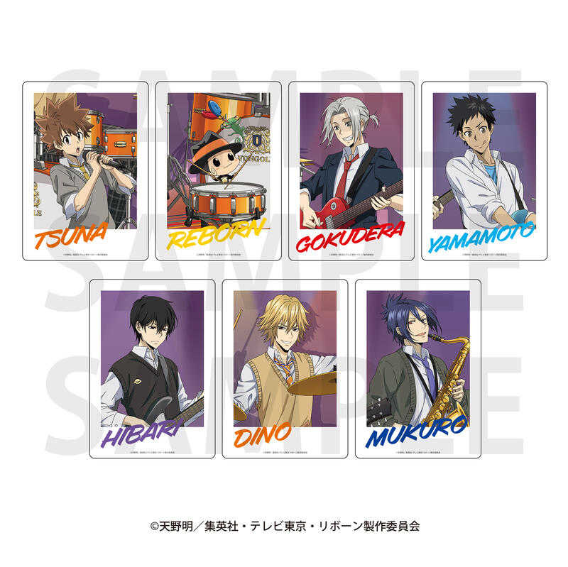 ☆卡卡夫☆25年8月預購(取付免訂金) EDITH 家庭教師 REBORN! 樂團 寫真卡7入套組 0616