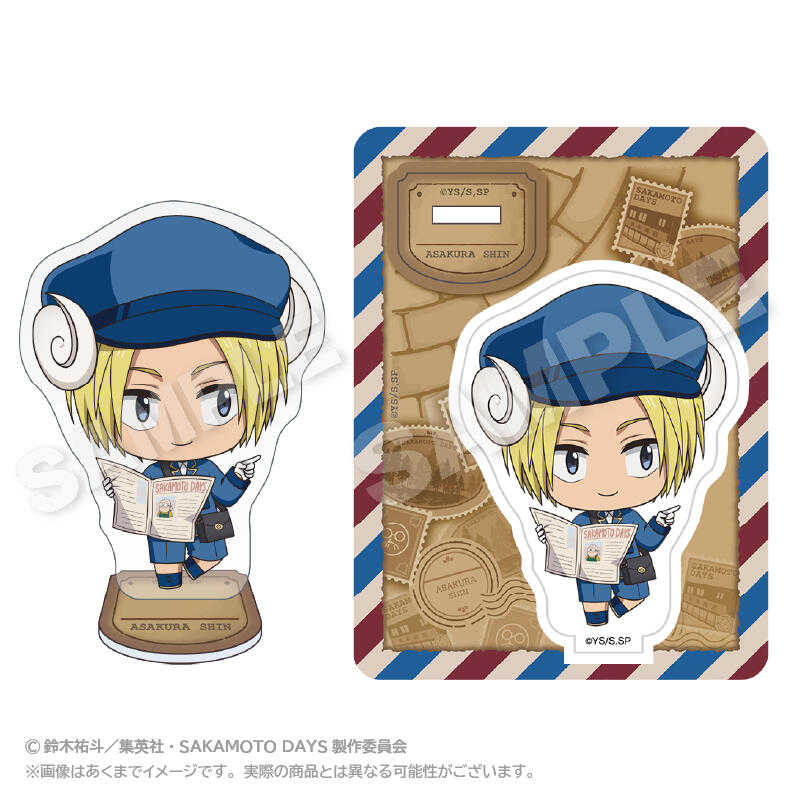 ☆卡卡夫☆全新現貨 Stella Notes 坂本日常 羊咩咩郵便 Q版壓克力立牌 分售