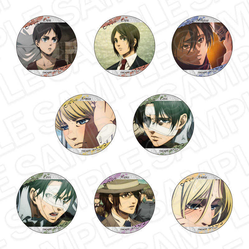 ☆卡卡夫☆25年8月預購(取付免訂金) CS Plus 進擊的巨人 最終季 場面寫真 胸章 徽章集 中盒 0609