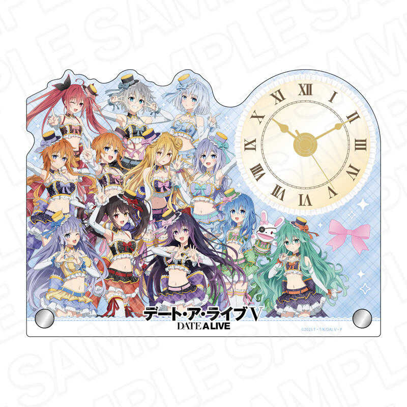 ☆卡卡夫☆25年8月預購(取付免訂金) CS 約會大作戰V 12週年偶像Ver 壓克力桌上時鐘 0606