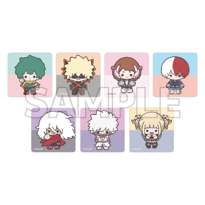 ☆卡卡夫☆25年8月預購(取付免訂金) 讀賣TV 我的英雄學院 淺色系穿搭 Q版壓克力貼紙集 中盒 0613