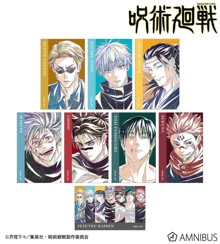 ☆卡卡夫☆25年8月預購(取付免訂金) amnibus 咒術迴戰 Ani-Art第7彈 寫真卡收藏集 B盒 0611