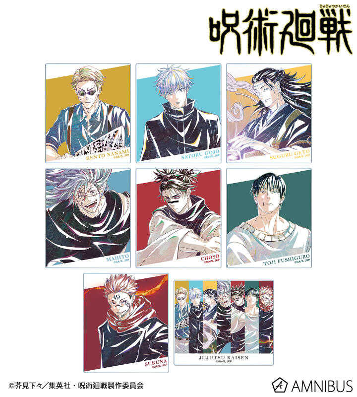 ☆卡卡夫☆25年8月預購(取付免訂金) amnibus 咒術迴戰 Ani-Art第7彈 壓克力卡片收藏集 B盒 0611