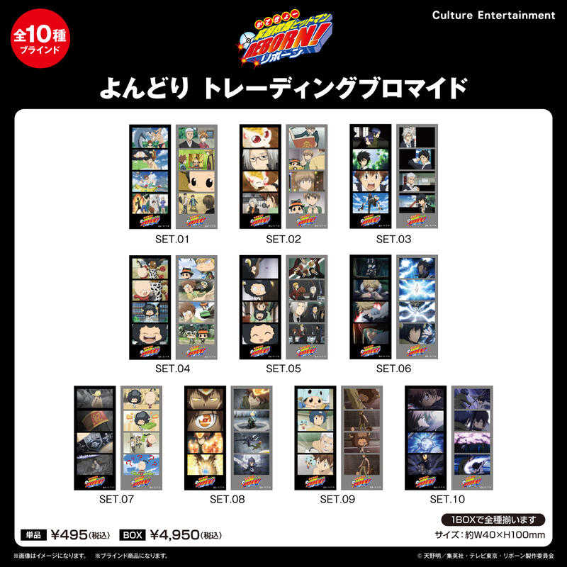 ☆卡卡夫☆25年9月預購(取付免訂金) Culture 家庭教師REBORN! 四格照寫真卡收藏集 中盒 0620