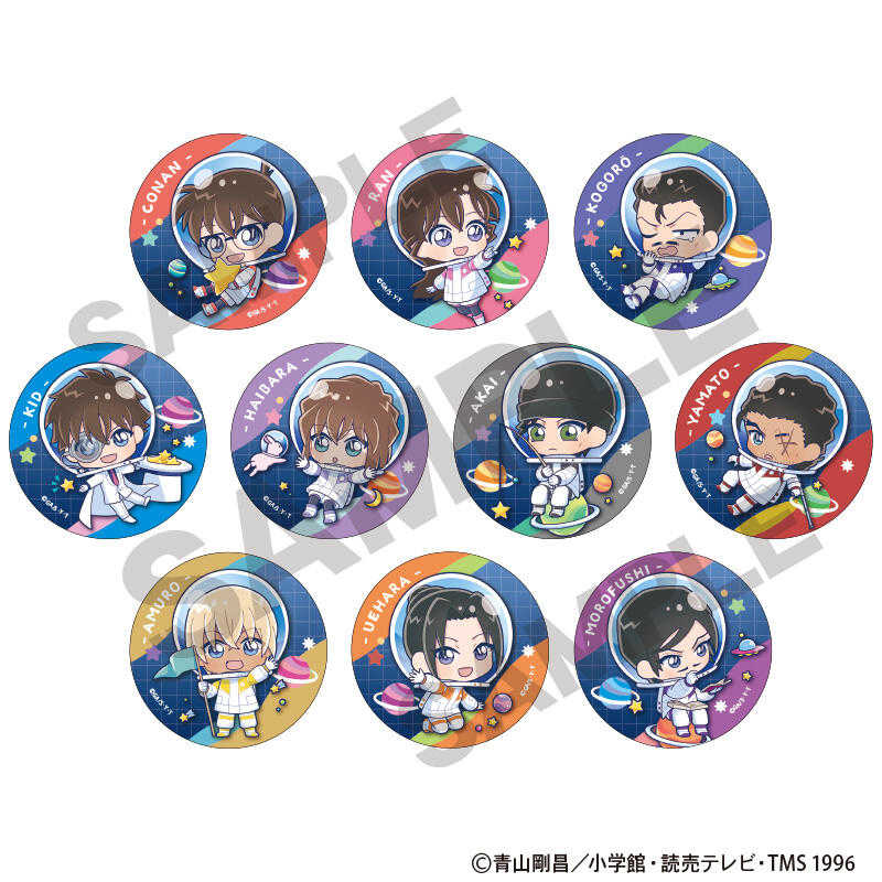 ☆卡卡夫☆25年8月預購(取付免訂金) Crux 名偵探柯南 太空人 Q版胸章 徽章集 中盒 0619