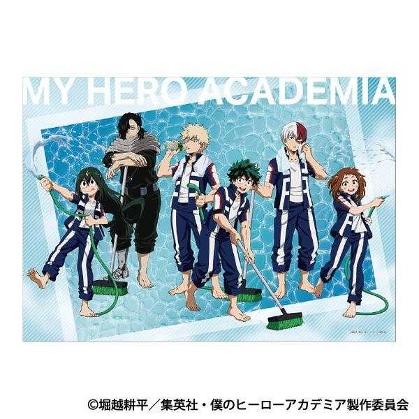 ☆卡卡夫☆25年8月預購(取付免訂金) Movic 我的英雄學院 泳池掃除 A3尺寸 透明海報 0618