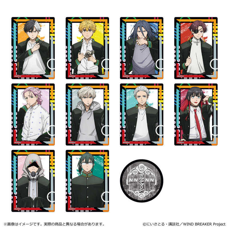 ☆卡卡夫☆25年8月預購(取付免訂金) 清水産業 防風少年 動畫2期 角色貼紙收藏集 中盒 0624