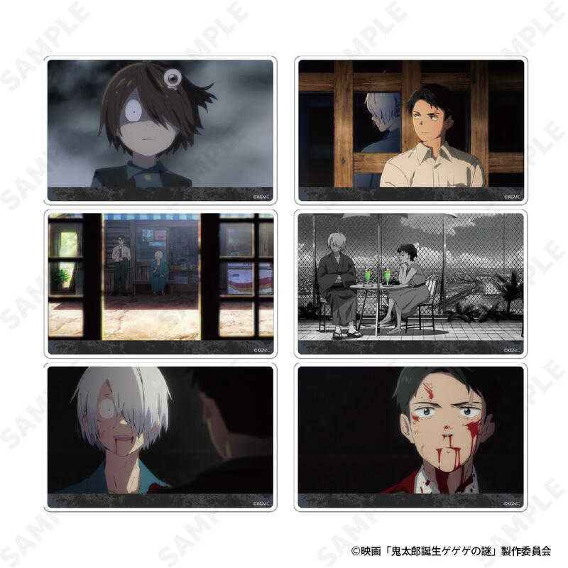 ☆卡卡夫☆9月預購(取付免訂金) D-techno 鬼太郎誕生 咯咯咯之謎 春夏秋冬 壓克力卡片收藏集 中盒 0714