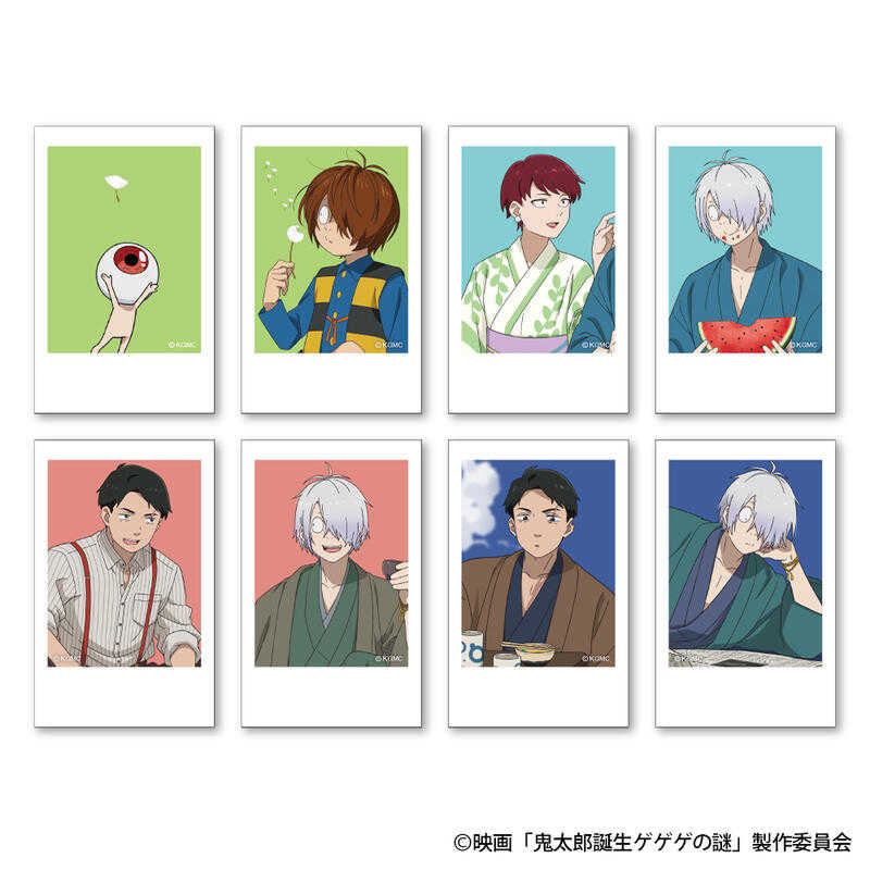 ☆卡卡夫☆9月預購(取付免訂金) D-techno 鬼太郎誕生 咯咯咯之謎 春夏秋冬 拍立得寫真卡收藏集 中盒 0714