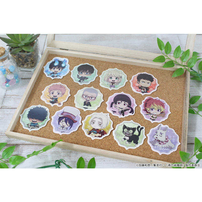 ☆卡卡夫☆25年9月預購(取付免訂金) SP 青之驅魔師 雪之盡頭篇 Q版貼紙收藏集 中盒 0701