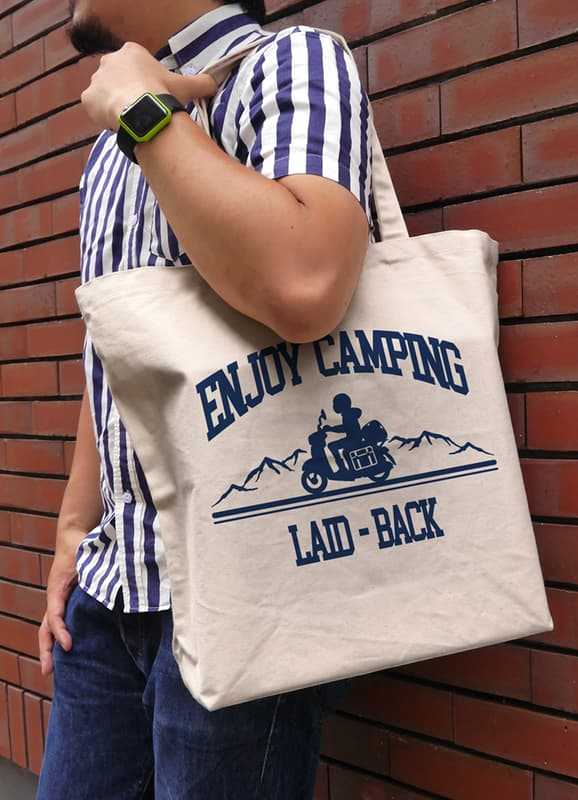 ☆卡卡夫☆25年10月預購(取付免訂金) COSPA 搖曳露營△ 志摩凜和摩托車剪影 大型托特包 手提袋 0801