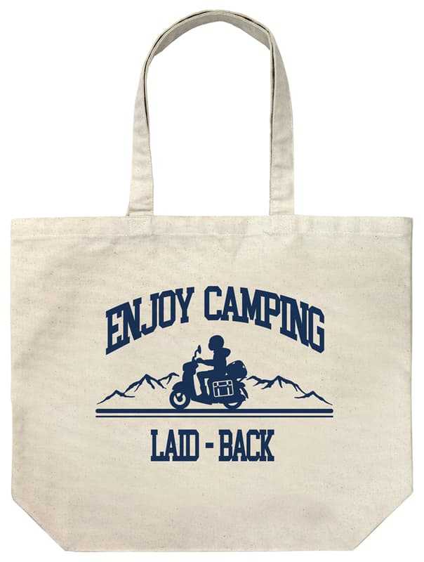 ☆卡卡夫☆25年10月預購(取付免訂金) COSPA 搖曳露營△ 志摩凜和摩托車剪影 大型托特包 手提袋 0801