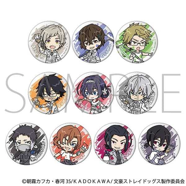 ☆卡卡夫☆25年10月預購(取付免訂金) Movic 文豪野犬 Q版油漆Ver 閃亮徽章集 中盒 0820