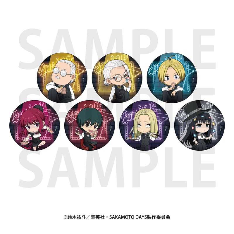 ☆卡卡夫☆25年10月預購(取付免訂金) EDITH 坂本日常 賭場荷官 Q版胸章 徽章集 中盒 0818