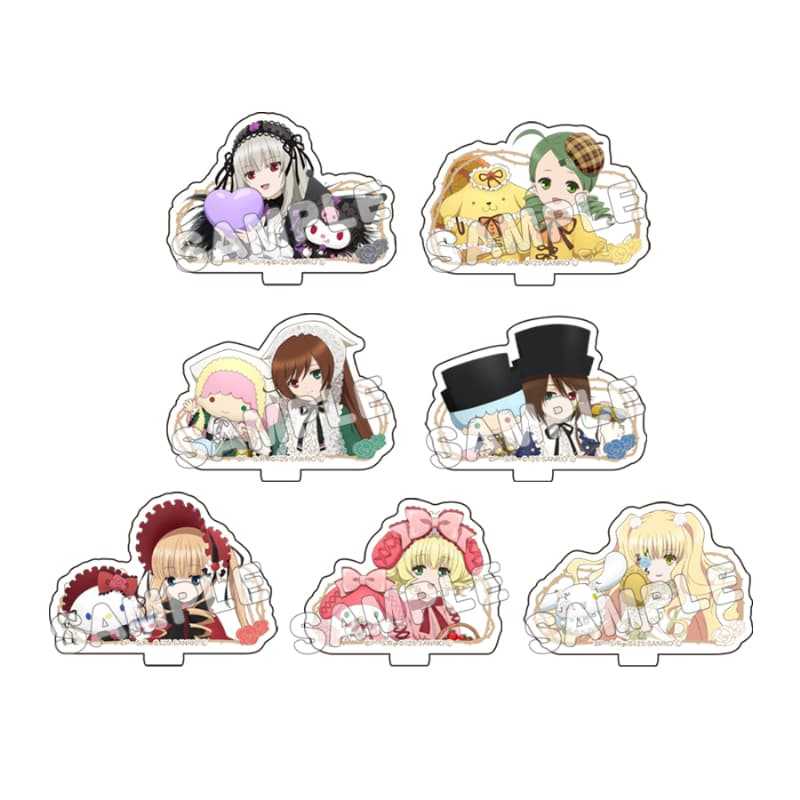 ☆卡卡夫☆25年10月預購(取付免訂金) TBS 薔薇少女 × 三麗鷗 扭蛋造型壓克力立牌集 中盒 0916