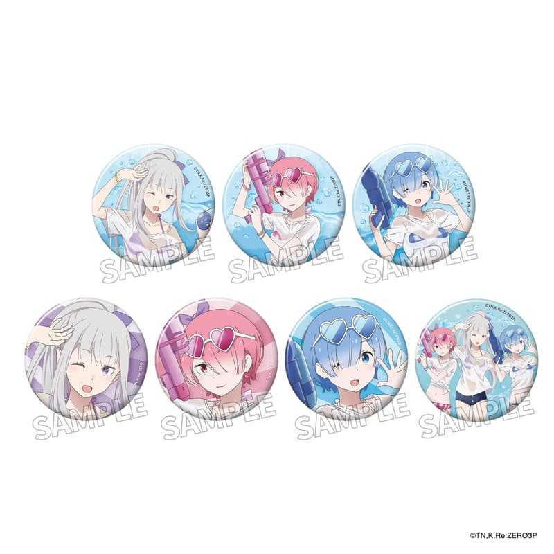 ☆卡卡夫☆26年1月預購(取付免訂金) 角川 Re:從零開始的異世界生活 打水仗Ver 胸章 徽章集 中盒 0923