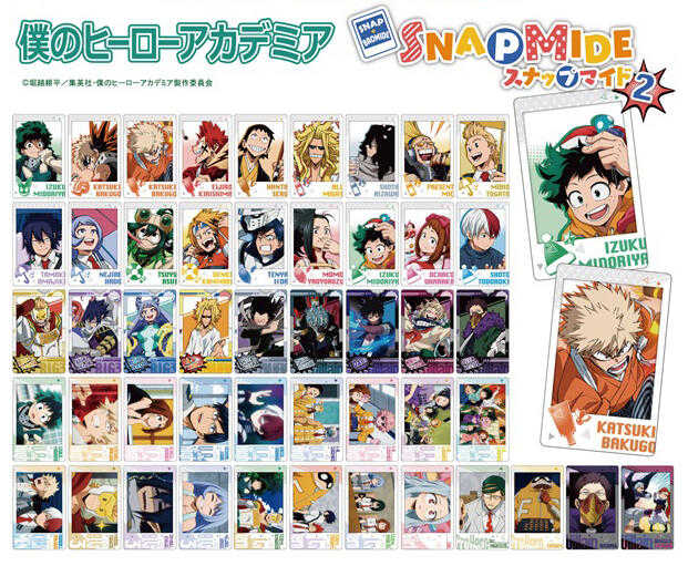 ☆卡卡夫☆25年9月預購(取付免訂金) Ensky 我的英雄學院 拍立得寫真卡收藏集 第2彈 中盒 再版 0718