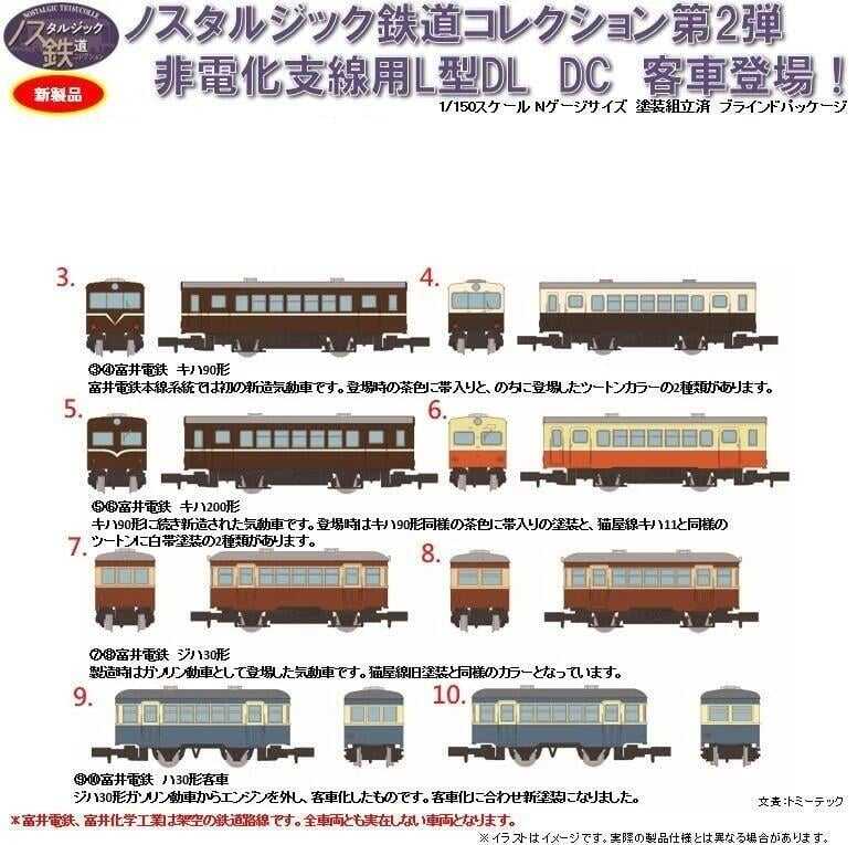 ☆卡卡夫☆ 全新現貨 TomyTec 老式火車 1/150 懷舊鐵道收藏集 第2彈 拆盒分售