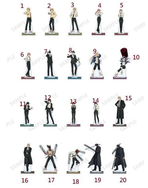 ☆卡卡夫☆全新現貨 amnibus 鏈鋸人 1/7 特大壓克力立牌 分售