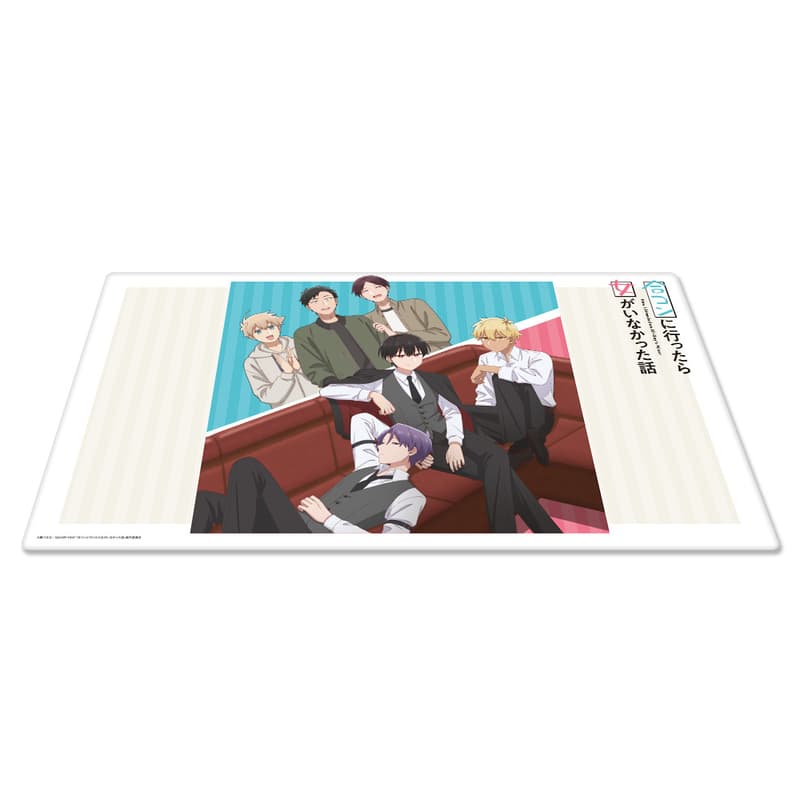 ☆卡卡夫☆25年9月預購(取付免訂金) ATFES 去參加聯誼，卻發現完全沒有女生在場 軟膠墊 桌墊 0815