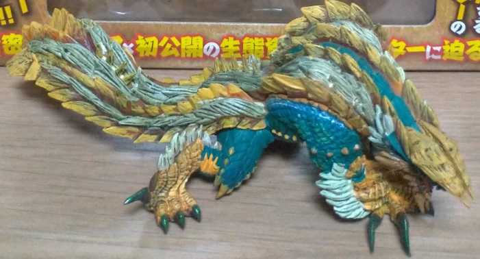 【Royal小舖】魔物獵人 絕版生態圖鑑 雷狼龍 模型公仔盒玩CFB 無盒