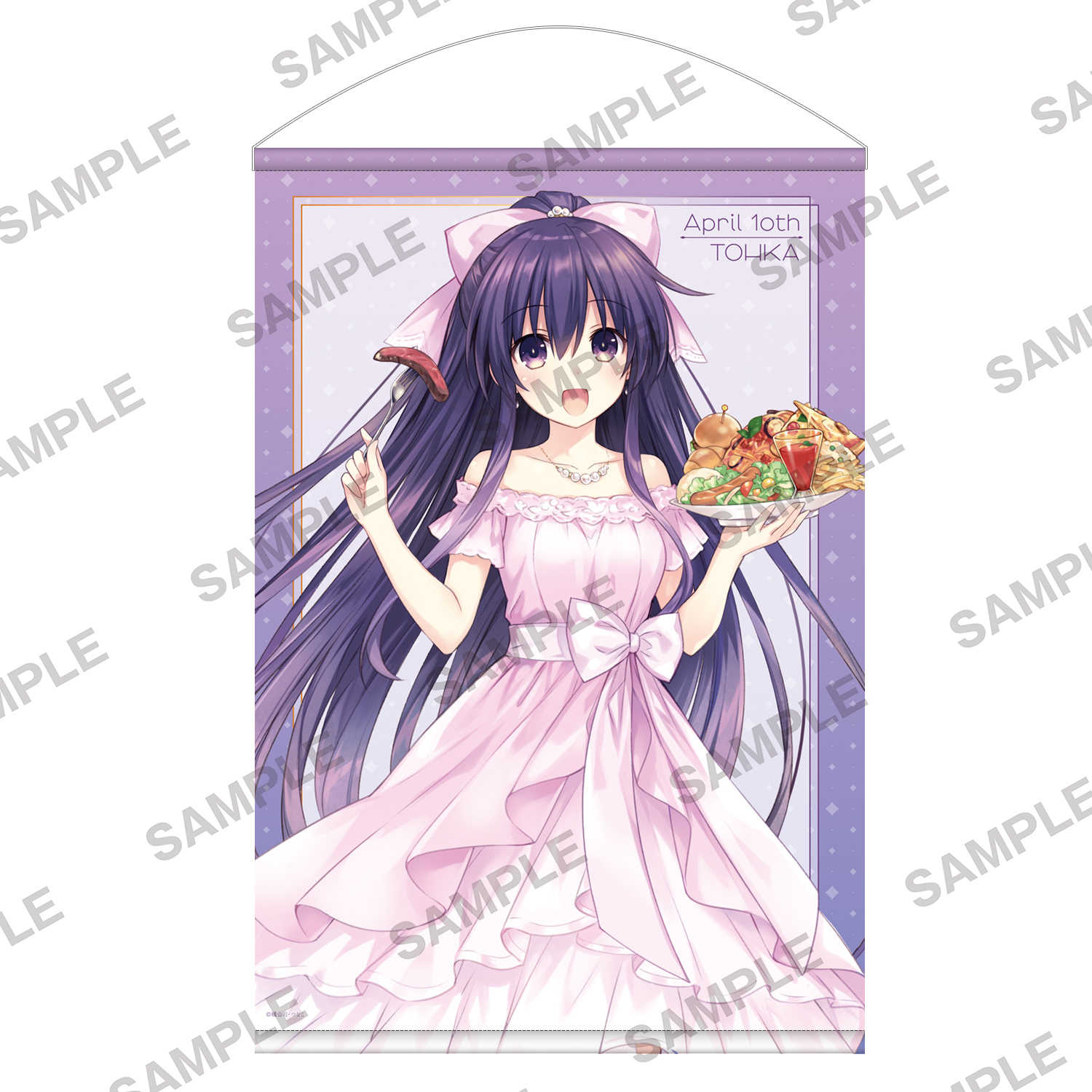 （四葉亭）預約7月 角川 約會大作戰 夜刀神十香 2025生日紀念 B2掛軸 0505