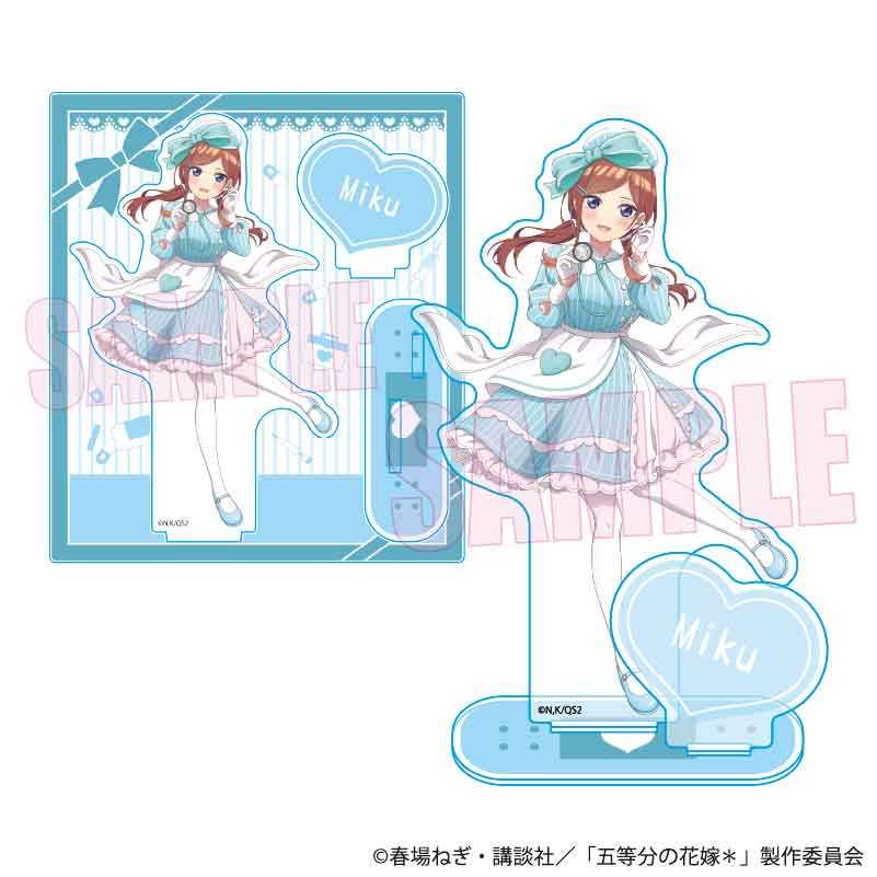 （四葉亭）預約8月 五等分的新娘 緞帶護士ver 角色壓克力架 0618