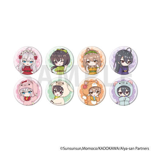 （四葉亭）預約7月 不時輕聲地以俄語遮羞的鄰座艾莉同學 POP UP SHOP 徽章 中盒8入 0607