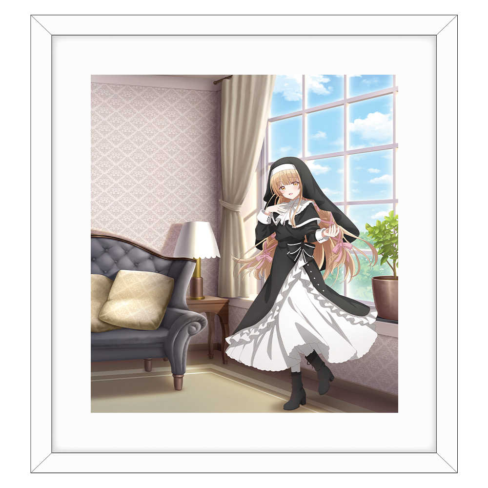 （四葉亭）預約7月 關於我在無意間被隔壁的天使變成廢柴這件事 椎名真晝 修女ver 複製原畫匾額 0601