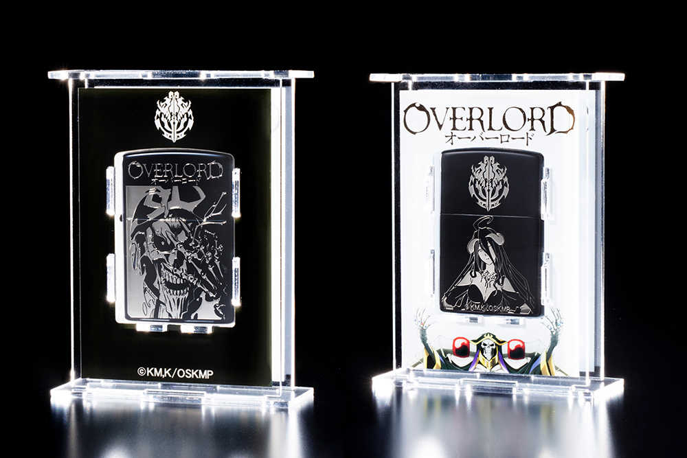 （四葉亭）預約12月 角川 OVERLORD Zippo 打火機 限定套組 附展示架 1019