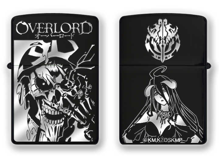 （四葉亭）預約12月 角川 OVERLORD Zippo 打火機 限定套組 附展示架 1019
