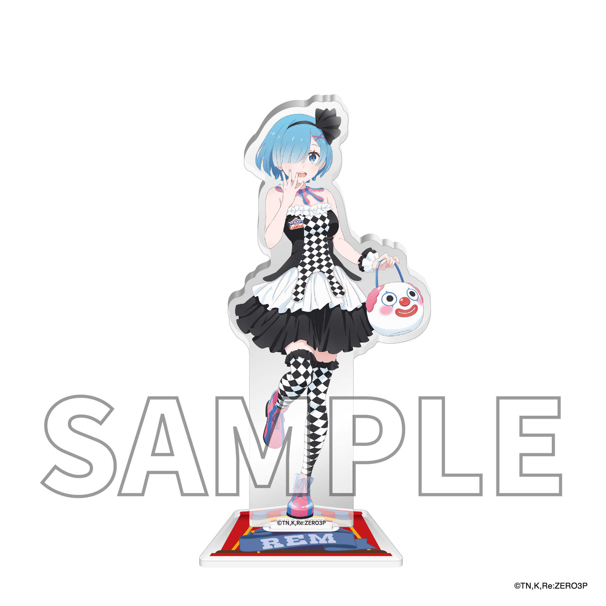 （四葉亭）預約7月 角川 Re:從零開始的異世界生活 狂歡節ver 角色壓克力架 0507