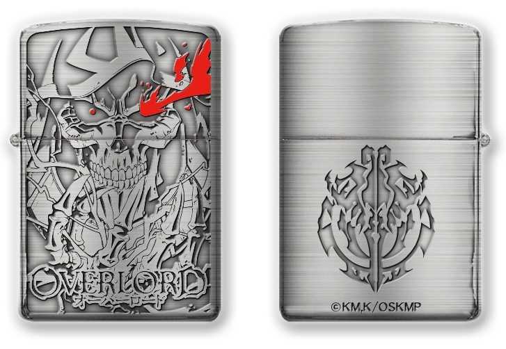 （四葉亭）預約12月 角川 OVERLORD Zippo 打火機 限定套組 附展示架 1019