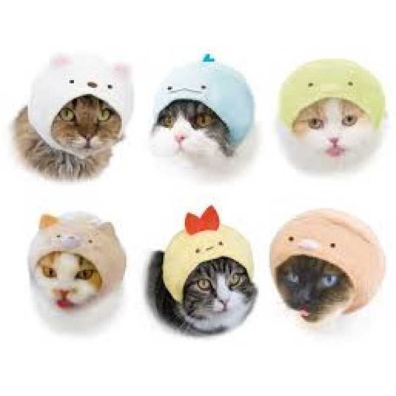 【cookie賊賊玩具】Necos 貓咪頭套-角落一族篇 角落生物 喵星人 扭蛋 轉蛋 整套6款 (送一包貓砂)